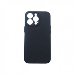 IPhone 14 Pro Silicone Case Full Camera Protection Black