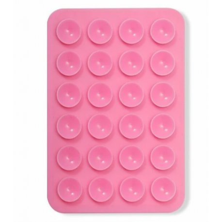 MBaccess Silicone Suction Cup Back Sticker Pink