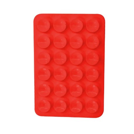 MBaccess Silicone Suction Cup Back Sticker Red