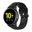 Samsung/Huawei/Xiaomi Watch Silicone Wrist Belt 22mm Black