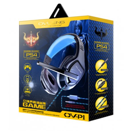 MBaccess OV-P2 Stereo Gaming Headset Blue