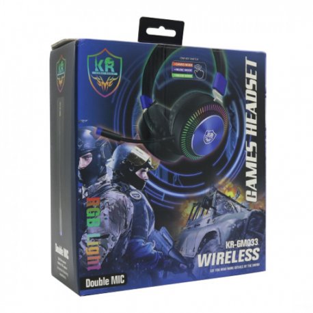 Karler KR-GM033 Bluetooth Gaming Headphones Black