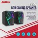 JEDEL S-527 RGB Gaming Computer Speakers Rainbow Lighting