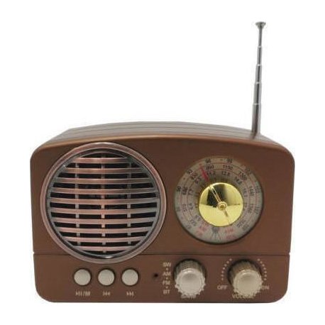 Hairun HR-35 Mini Portable Retro Radio FM/AM/SW Receiver Vintage Bluetooth Speaker