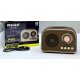 Meier MD-1010BT Mini Portable Retro Radio FM/AM/SW Receiver Vintage Bluetooth Speaker