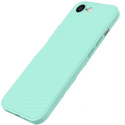 IPhone 16e Silicone Case Full Camera Protection Mint