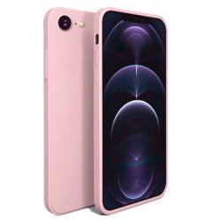 IPhone 16e Silicone Case Full Camera Protection Pink