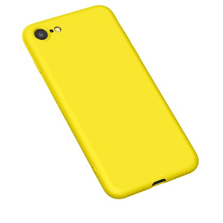 IPhone 16e Silicone Case Full Camera Protection Yellow