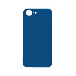 IPhone 16e Silicone Case Full Camera Protection Dark Blue