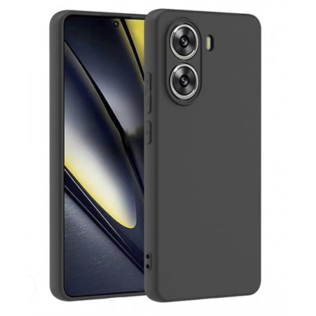 Xiaomi Poco X7 Pro 5G Silicone Case Full Camera Protection Black