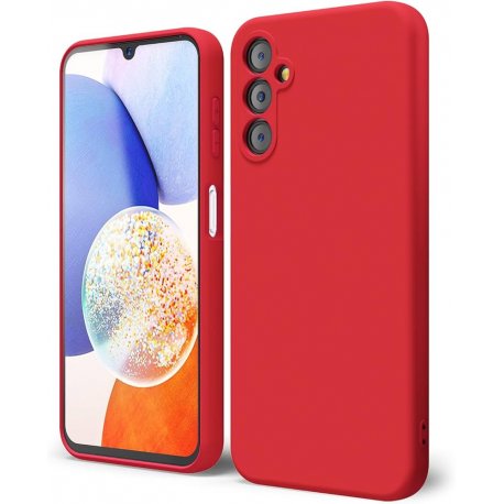 Samsung Galaxy A56 5G Silicone Case Full Camera Protection Red