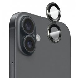 IPhone 16/16 Plus Ring Camera Protective Tempered Glass Black