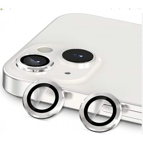 IPhone 16/16 Plus Ring Camera Protective Tempered Glass Silver