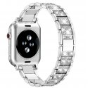 Apple Watch Glitter Metal Strap With Bling Diamond 42/44/45/49MM Silver