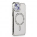 Xiaomi Redmi Note 14 4G Glitter Case Full Camera Protection With MagSafe Silver