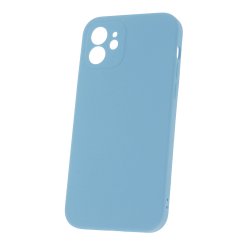 IPhone 12 Silicone Case Full Camera Protection Light Blue