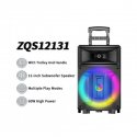 MBaccess ZQS12131 Portable Karaoke Speaker 12 'Inch With 2 Wireless Microphones