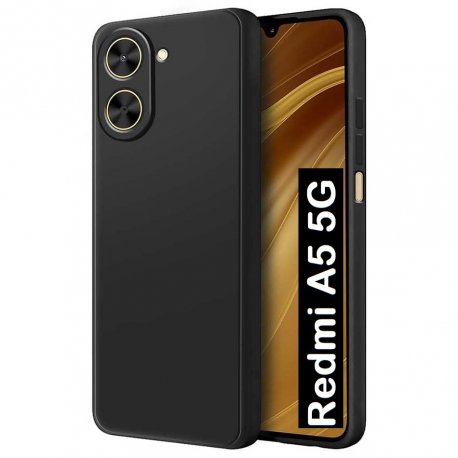 Xiaomi Redmi A5 Silicone Case Full Camera Protection Black