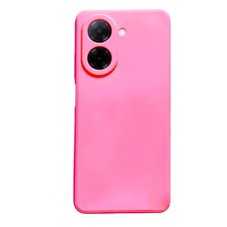 Xiaomi Redmi A5 Silicone Case Full Camera Protection Hot Pink