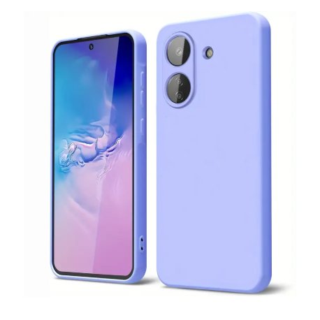 Xiaomi Redmi A5 Silicone Case Full Camera Protection Purple
