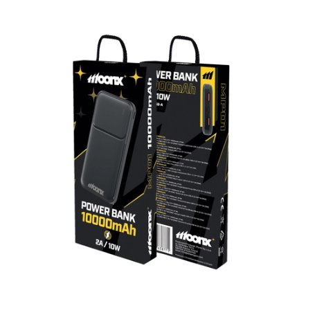 MOONX MP01 Power Bank 10000mAh 2xUSB 2A 10W Black