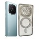 Xiaomi Redmi Note 14 Pro 4G Glitter Case Full Camera Protection With MagSafe Silver