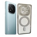 Xiaomi Redmi Note 14 Pro 4G Glitter Case Full Camera Protection With MagSafe Silver
