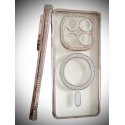 Xiaomi Redmi Note 14 Pro 4G Glitter Case Full Camera Protection With MagSafe Rosegold