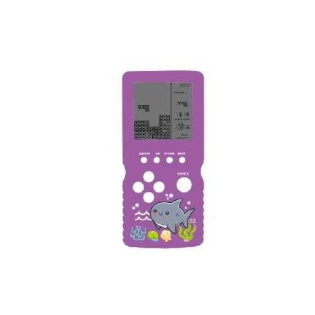 MBaccess Portable Game Console With 26 Games Baby Shark Purple