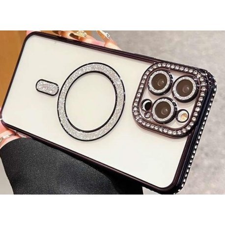 IPhone 11 Luxury Diamond MagSafe Case Purple