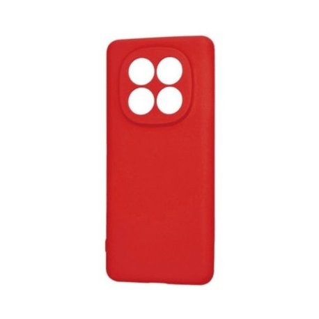 Xiaomi Redmi Note 14 Pro 5G Silicone Case Full Camera Protection Red
