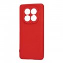 Xiaomi Redmi Note 14 Pro 5G Global Silky And Soft Touch Silicone Cover Red