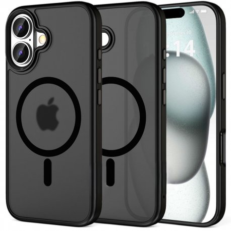 IPhone 16 Silicone Ultra Hybrid Matte MagSafe Black