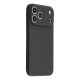 IPhone 17 Pro Silicone Case Full Camera Protection Black