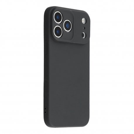 IPhone 17 Pro Silicone Case Full Camera Protection Black