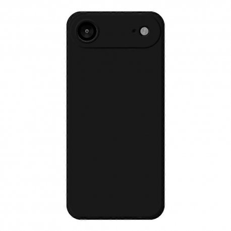 IPhone 17 Air Silicone Case Full Camera Protection Black