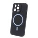 IPhone 15 Pro Max Silicone Case Full Camera Protection With MagSafe Black