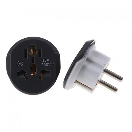 MBaccess 16A Universal Eu Travel Adapter Euro Converter Uk Us Au To Eu Ac Socket Plug