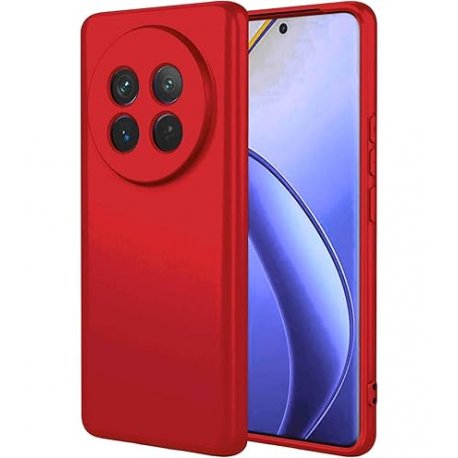 Realme 12X 5G/12 5G/C65 Silicone Case Full Camera Protection Red