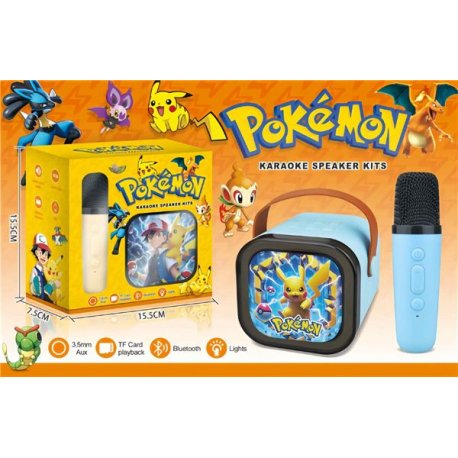 MBaccess WY-901 Karaoke Speaker Kits With Colorful Lights Pokemon