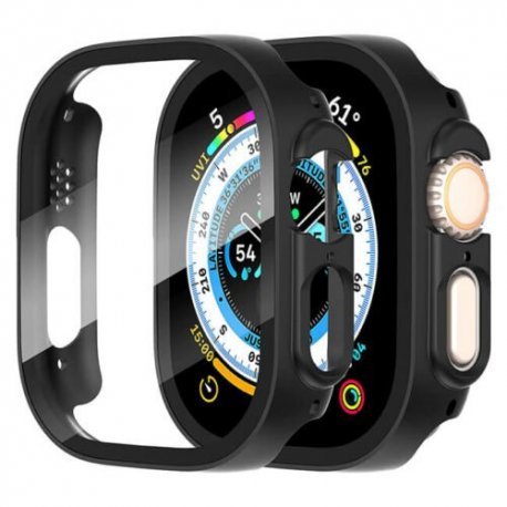 Apple Watch 41mm Tempered Glass Case Black