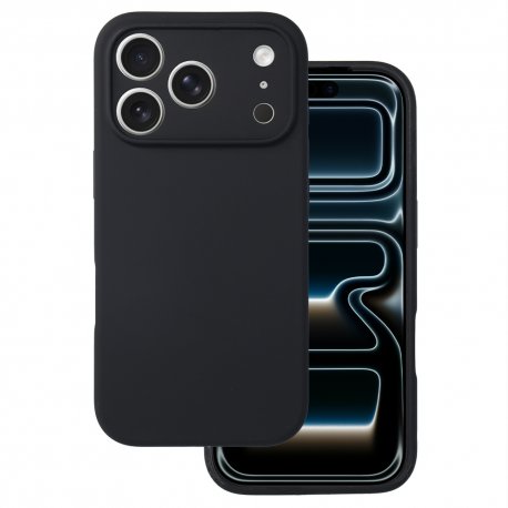 IPhone 17 Pro Silky And Soft Touch Silicone Cover Black
