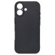 IPhone 17 Silky And Soft Touch Silicone Cover Black