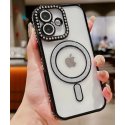 IPhone 17 Glitter Case Full Camera Protection With MagSafe Black