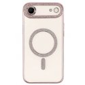 IPhone 17 Air Glitter Case Full Camera Protection With MagSafe Pink
