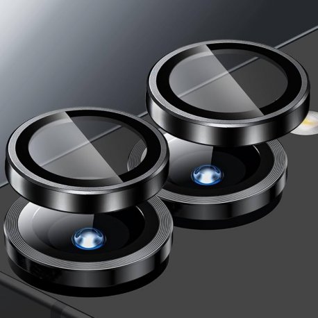 Samsung Galaxy Z Flip 7 Ring Camera Protective Tempered Glass Black