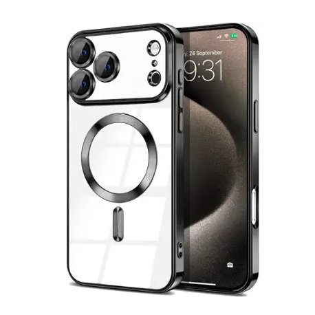 IPhone 17 Pro Max Luxury MagSafe Case Black