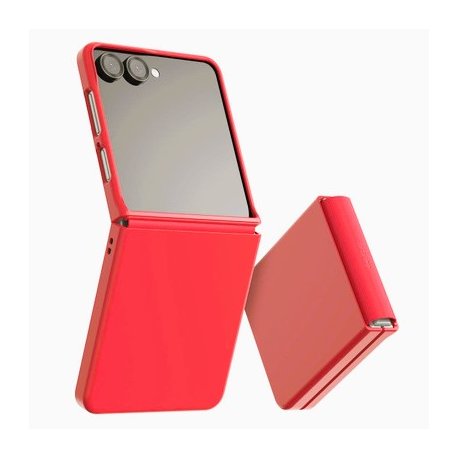 Samsung Galaxy Z Flip 7 Silky And Soft Touch Silicone Cover Red