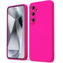 Samsung Galaxy S25 FE Silicone Case Full Camera Protection Hot Pink