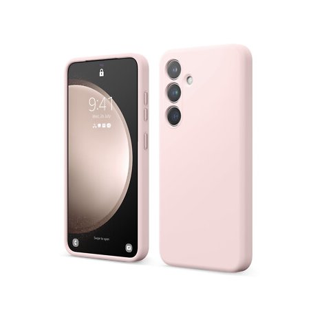 Samsung Galaxy S25 FE Silky And Soft Touch Silicone Cover Pink